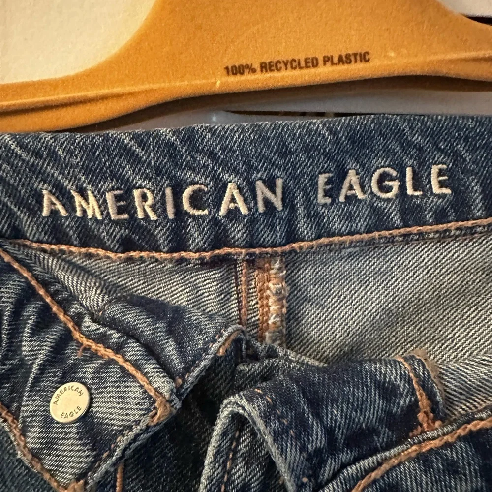 American Eagle Outfitters Blue Flare Wide Leg Jeans - Picture 4 of 5